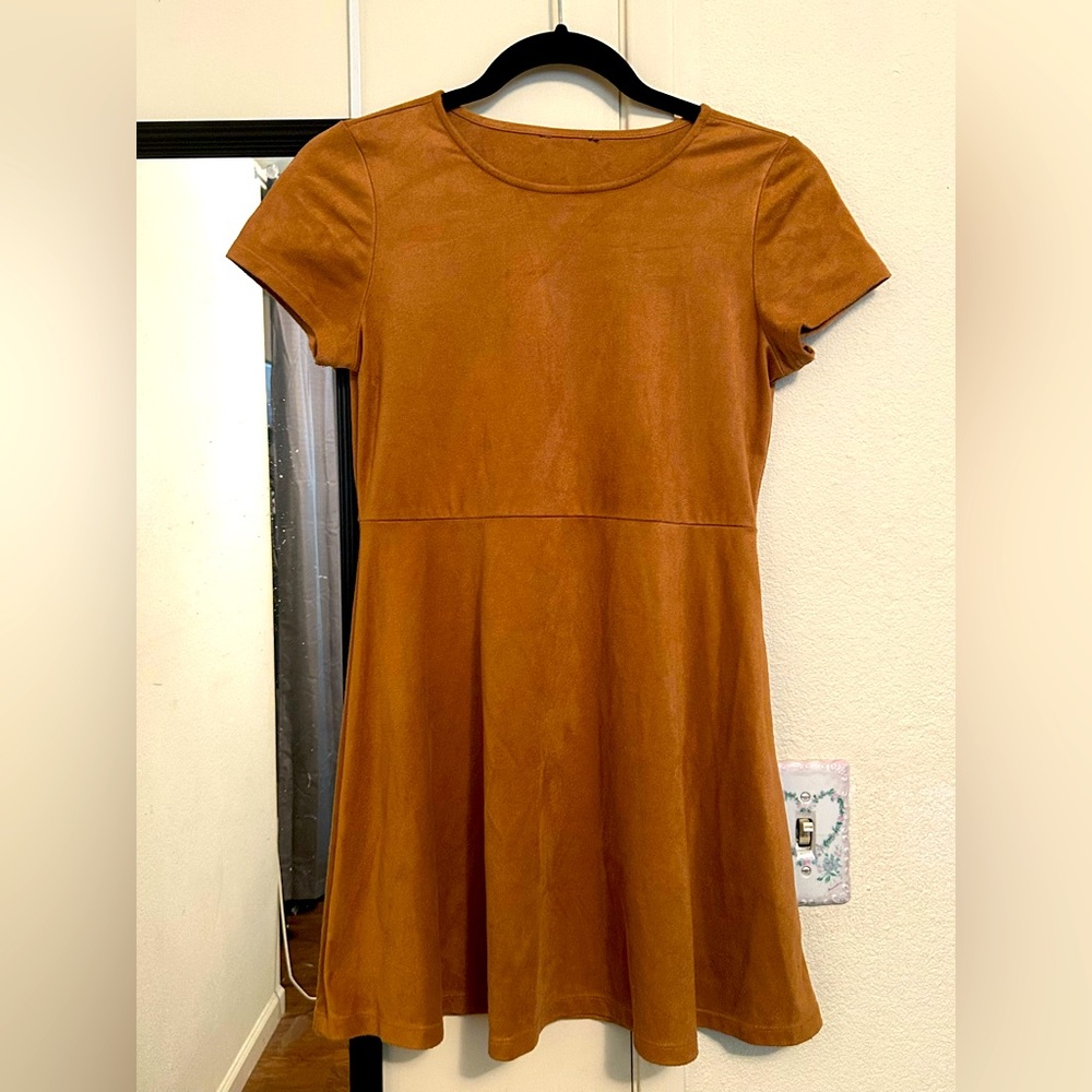 Small Suede Mini Dress